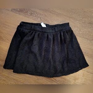 Xhiliration Black Lace Skirt S
